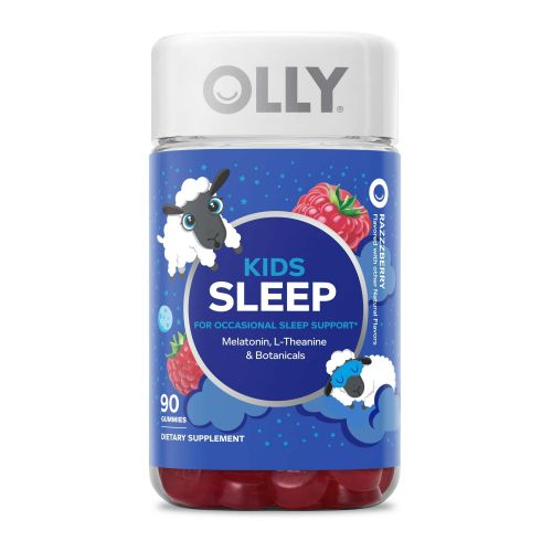 OLLY Kids Sleep Gummy, 0.5mg Melatonin, Raspberry, 90 Count OLLY Kids Sleep Gummy, 0.5mg Melatonin, Raspberry, 90 Count