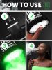 Black Hookah Pump Hookah Starter with 1000 mAh Rechargeable Battery Electric Hookah Starter Vacuum Kit with Led Light Mini Hookah Vacuum Starter Unive