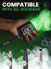 Black Hookah Pump Hookah Starter with 1000 mAh Rechargeable Battery Electric Hookah Starter Vacuum Kit with Led Light Mini Hookah Vacuum Starter Unive