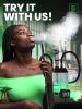 Black Hookah Pump Hookah Starter with 1000 mAh Rechargeable Battery Electric Hookah Starter Vacuum Kit with Led Light Mini Hookah Vacuum Starter Unive