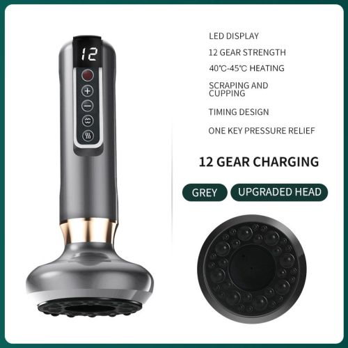 Electric Cupping Massager Vacuum Suction Cup GuaSha Anti Cellulite Beauty Health Scraping Infrared Heat Slimming Massage Therapy Electric Cupping Massager Vacuum Suction Cup GuaSha Anti Cellulite Beauty Health Scraping Infrared Heat Slimming Massage Therapy